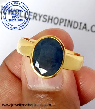 Blue Sapphire Stone Ring Design