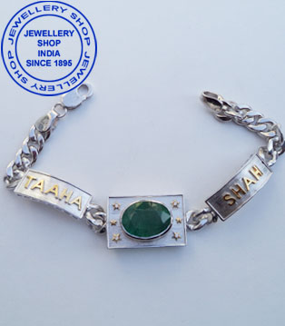 Emerald Gemstone Bracelet Designs for Men
