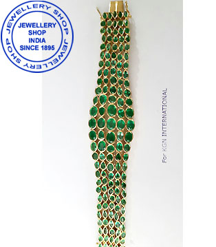 Emerald Gemstone Bracelet Designs for Women