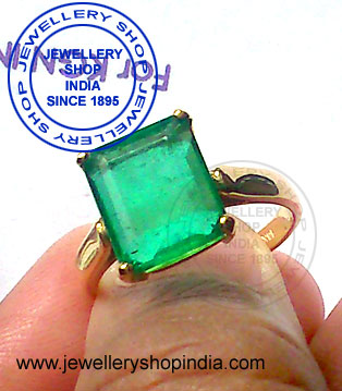 Emerald Gemstone Ring Design for Men