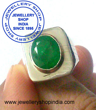 Emerald Gemstone Ring Designs for Man