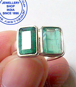 Two Emerald Gemstones Ring Designs