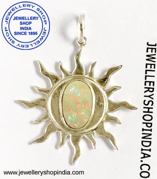 Fire Opal Gemstone Pendant Design
