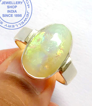 Jewellery Design Fire Opal Ring in Silver