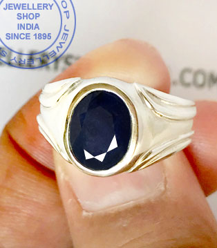 Jewellery Design Blue Sapphire Gemstone Ring