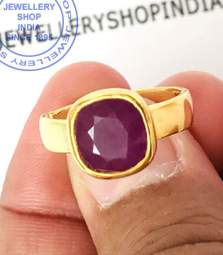 Jewellery Design Ruby Stone Ring