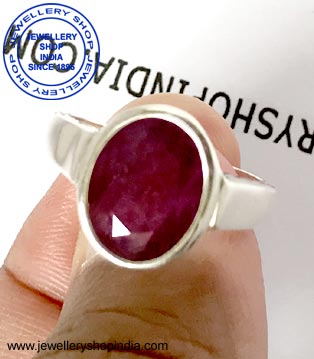 Ruby gem Stone Ring Design