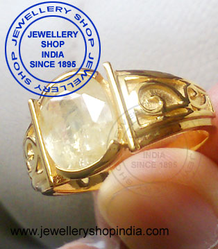 Yellow Sapphire Gemstone Ring Design