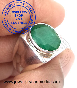 Emerald Gemstone Ring Designs for man