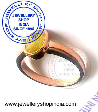 Pukhraj Gemstone Birthstone Ring Designs