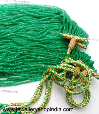 Natural Emerald Gemstone Beads Necklace Dealer