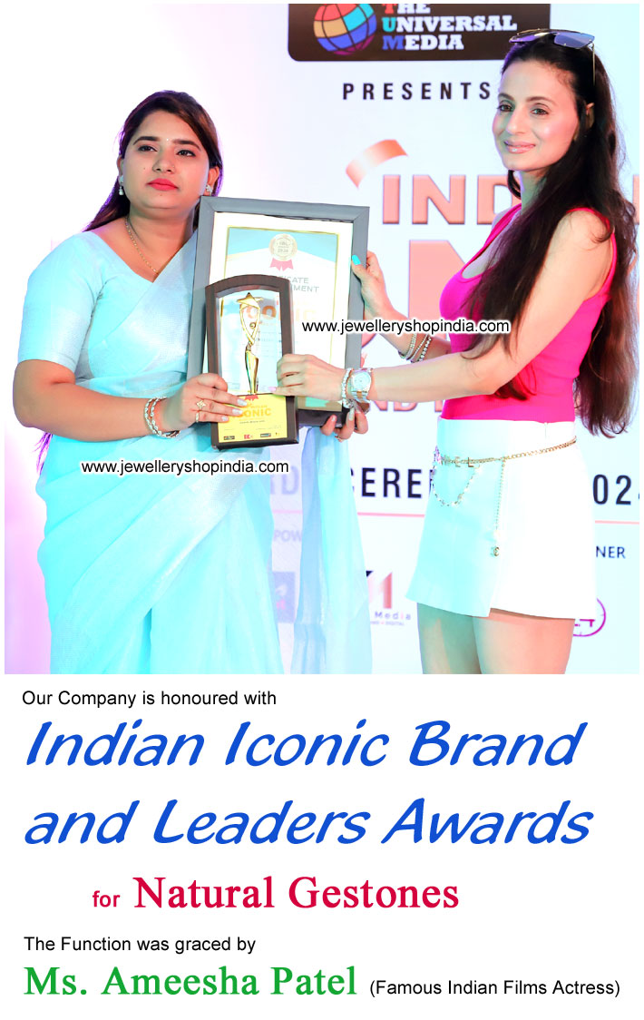 Award Ameesha Patel Indian Iconic Brand and Leaders of Natural Gem Stones