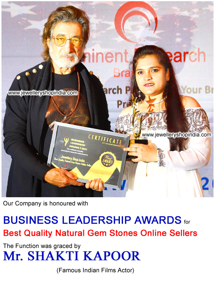 Shakti Kapoor Award for Best Quality Natural Gem Stones Online Seller