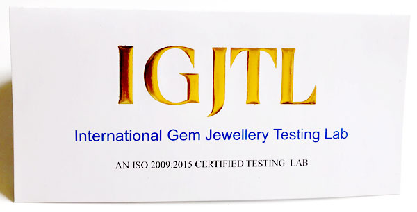 International testing laboratory hot sale gems & jewellery