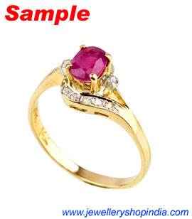 Ring Designs in Ruby Gemstone, Ladies Ring Designs, Ruby Ring Designs