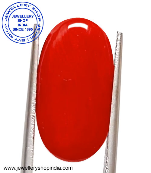 Red Coral Stone Moonga Stone