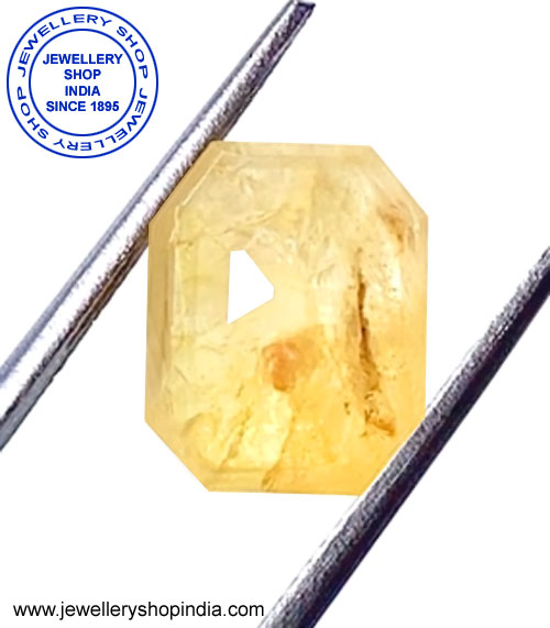 yellow sapphire stone, pukhraj stone thumbnail