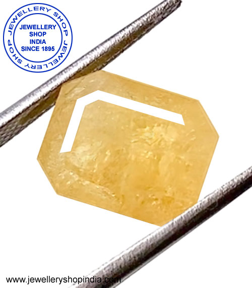 yellow sapphire stone, pukhraj stone