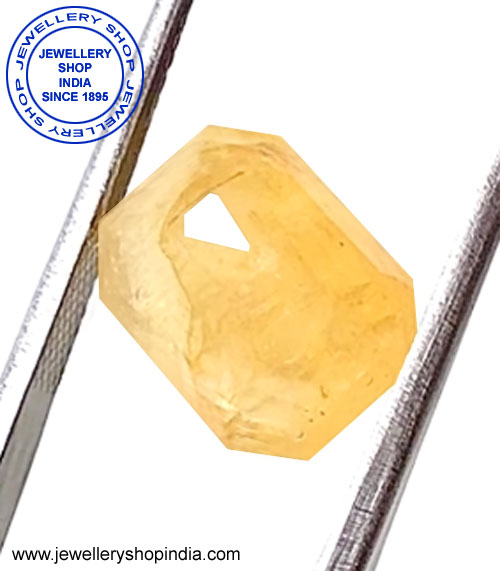 yellow sapphire stone, pukhraj stone thumbnail