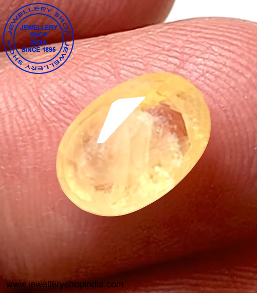yellow sapphire stone, pukhraj stone