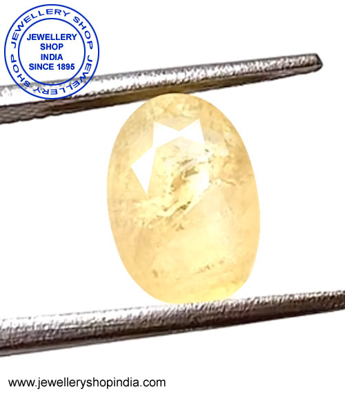 yellow sapphire stone, pukhraj stone thumbnail