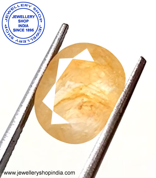 yellow sapphire stone, pukhraj stone