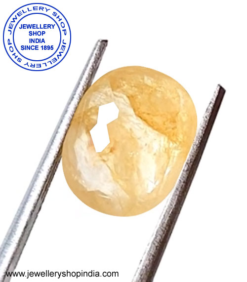 yellow sapphire stone, pukhraj stone thumbnail