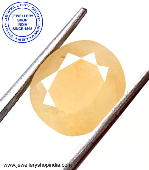 yellow sapphire stone, pukhraj stone