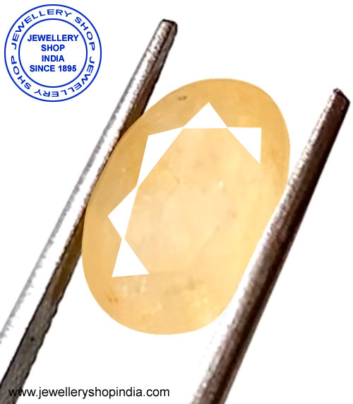 yellow sapphire stone, pukhraj stone