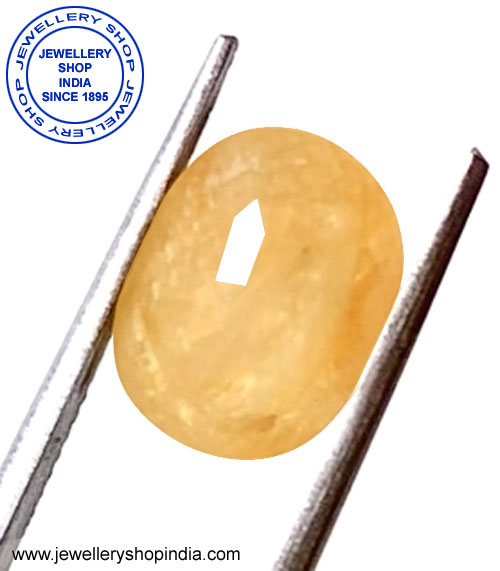 yellow sapphire stone, pukhraj stone thumbnail