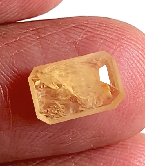 yellow sapphire stone, pukhraj stone thumbnail