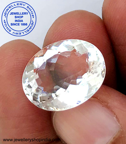 white topaz, white topaz stone thumbnail