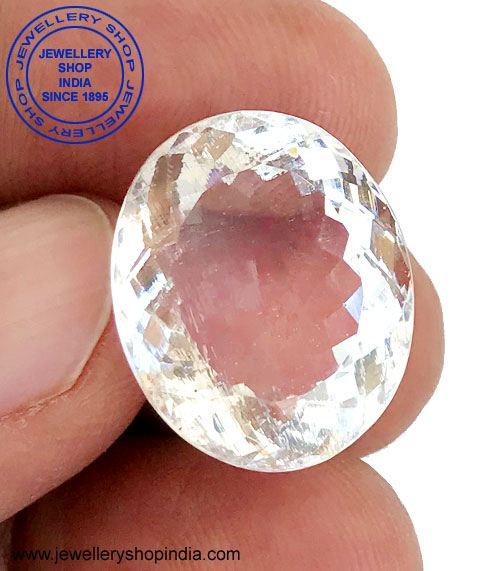 white topaz, white topaz stone thumbnail