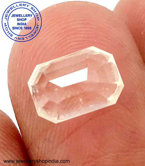 white topaz, white topaz stone thumbnail